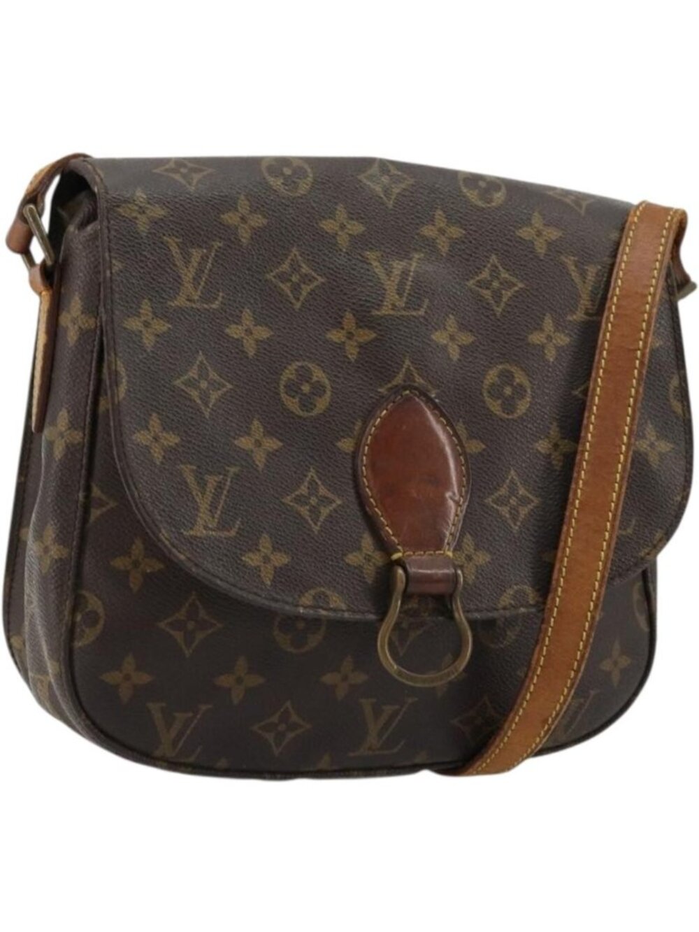 LOUIS VUITTON Monogram Saint Cloud GM Shoulder Bag M51242